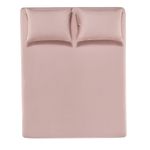 Karsten - Jogo de Cama com Elástico e Fronhas 100% Algodão Matiza Rosa