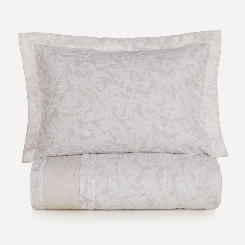 Karsten - Colcha com Porta Travesseiro 100% Algodão Susan