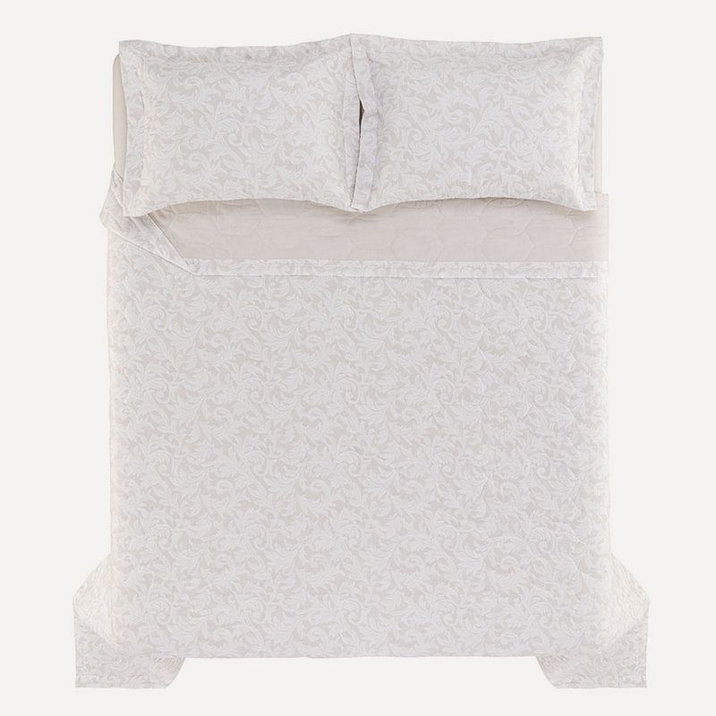 Karsten - Colcha com 2 Porta Travesseiros 100% Algodão Susan